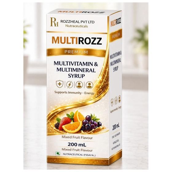 MULTIROZZ — Multivitamin & Multimineral Syrup by Rozzheal Pvt Ltd