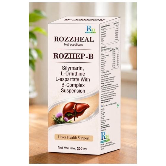 ROZHEP-B — Silymarin with B-Complex Syrup — Liver Health Support by Rozzheal Pvt Ltd