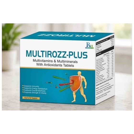 MULTIROZZ PLUS — Multivitamin & Multimineral Tablets by Rozzheal Pvt Ltd
