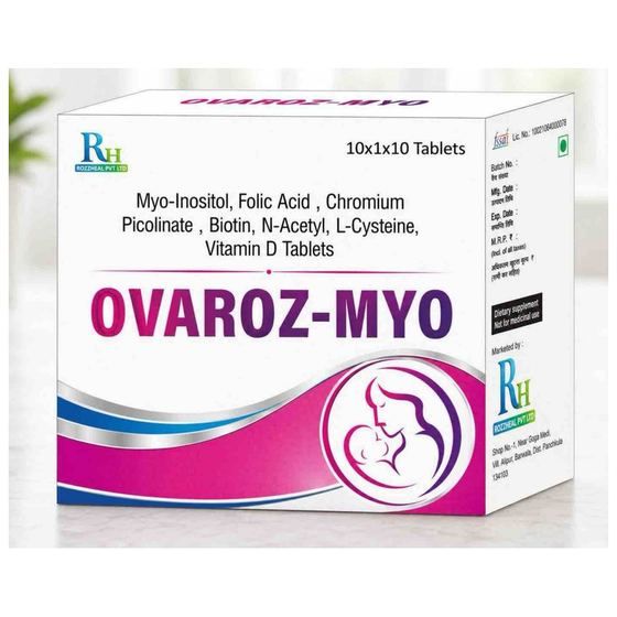 OVAROZ-MYO — Myo-Inositol, Folic Acid, Chromium Picolinate, Biotin, NAC & Vitamin D by Rozzheal Pvt Ltd